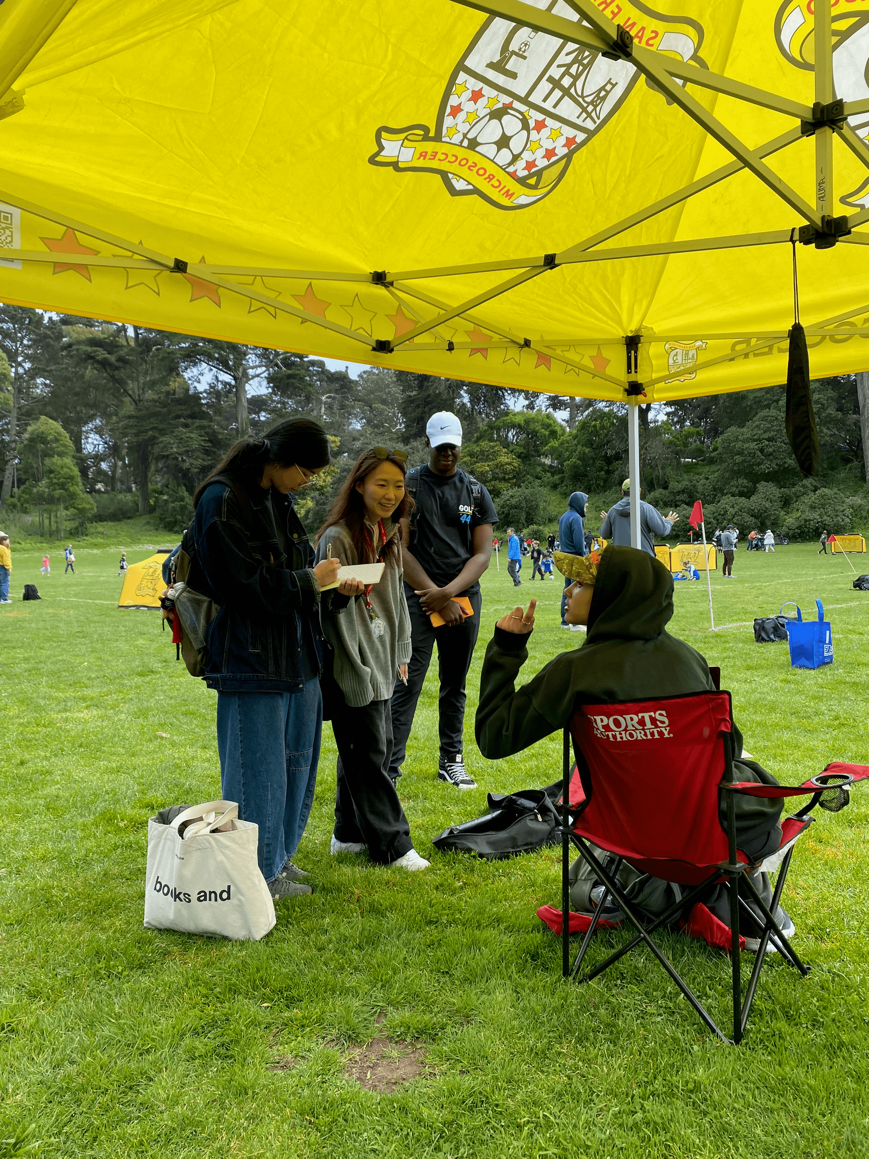 Card sorting session